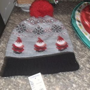 Aeropostale Winter Santa Hat, W/Pom Pom, NWT, OS